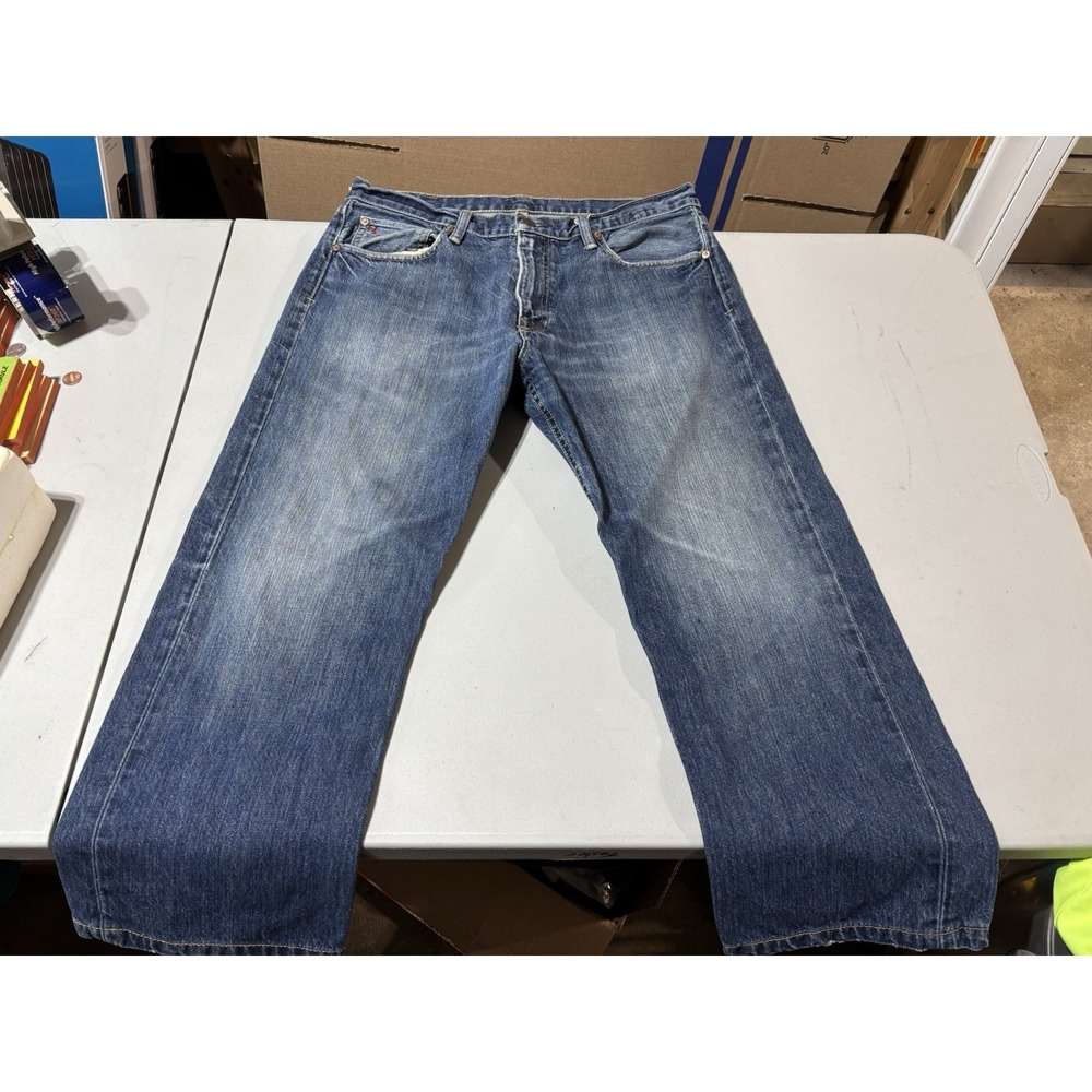 Polo Ralph Lauren Medium Wash Regular‎ Fit Straight Men's Blue Jeans 34/30